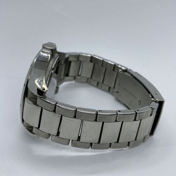 Fossil BQ1299 Men's Silver Stainless Steel Analog Dial Quartz Genuine Watch EY73 - Picture 9 of 12